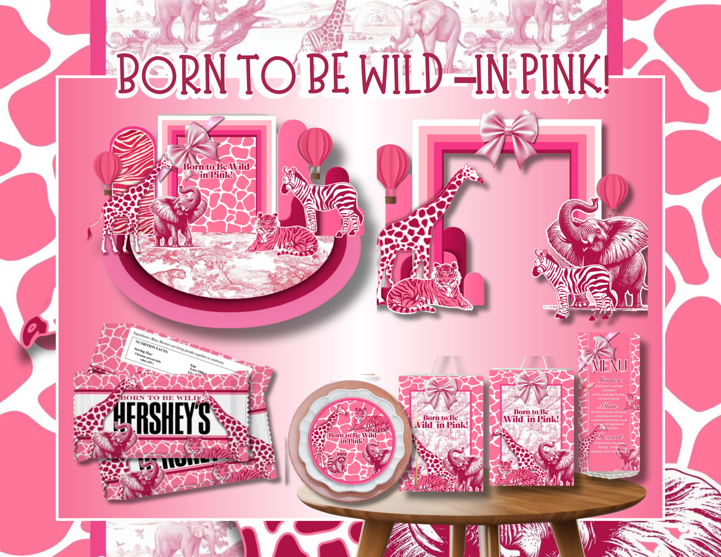 Born 2 Be Wild Pink